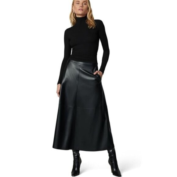 NWOT The Tavi Faux Leather Skirt - Joe's Jeans by Dani Michelle - Picture 1 of 12